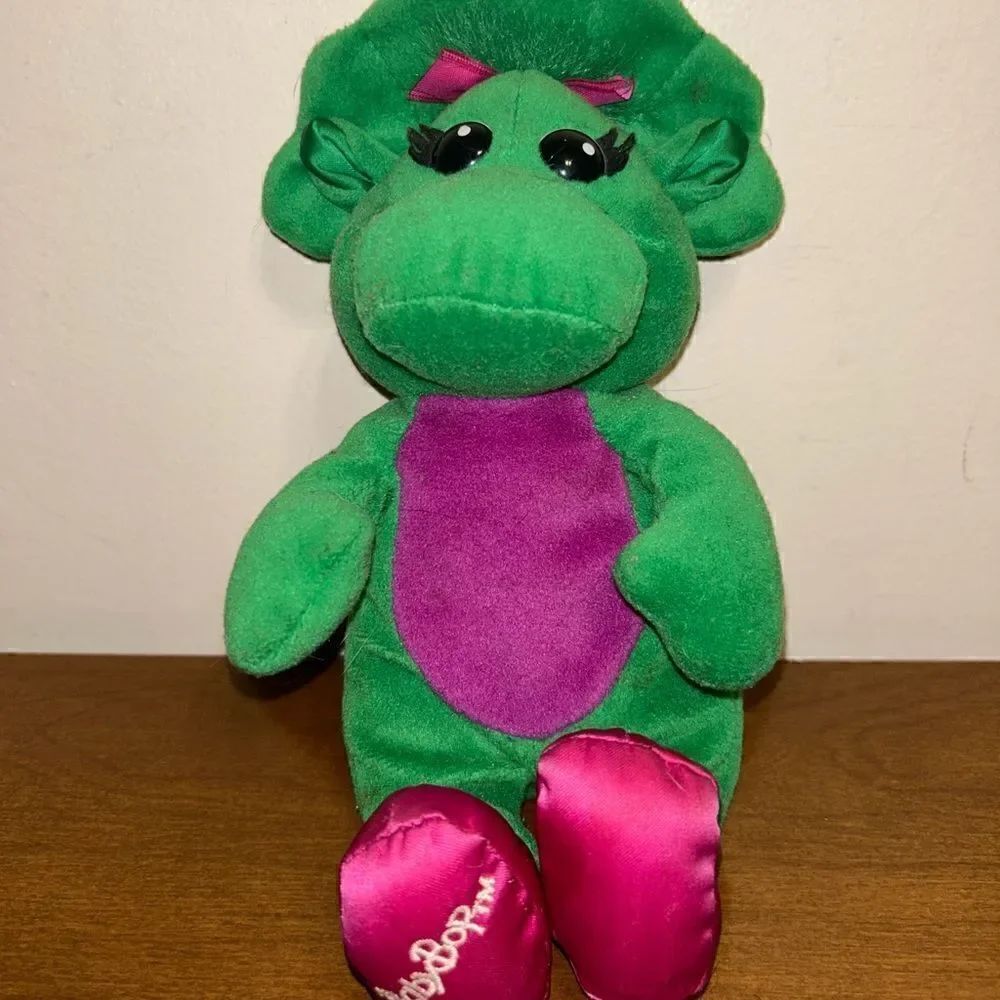 Vintage from 1992 talking baby bop from Barney plush
